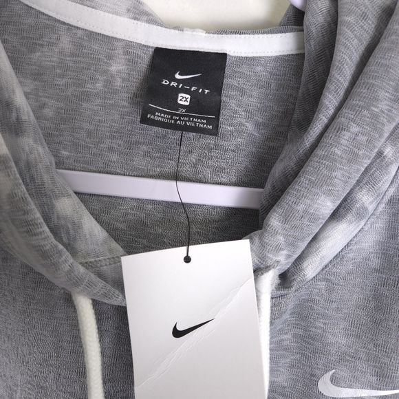 Nike Icon Clash Grey Pullover Training Hoodie 2XL - Picture 9 of 11